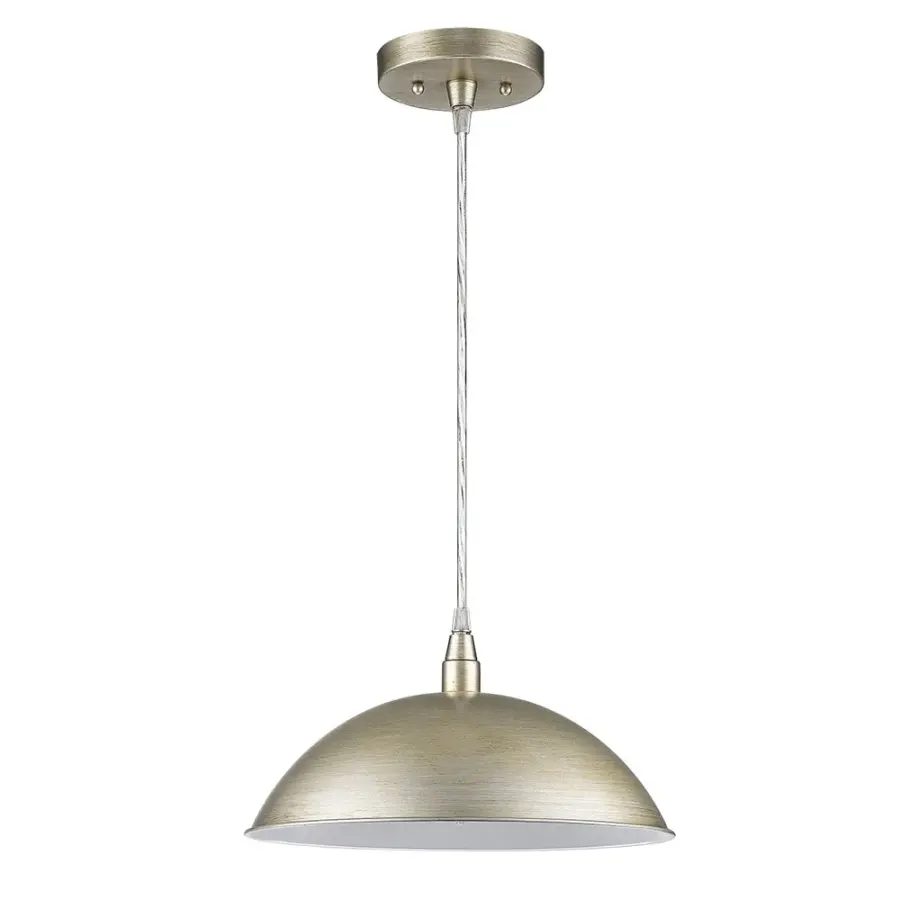 Layla 1-Light Pendant in Washed Gold