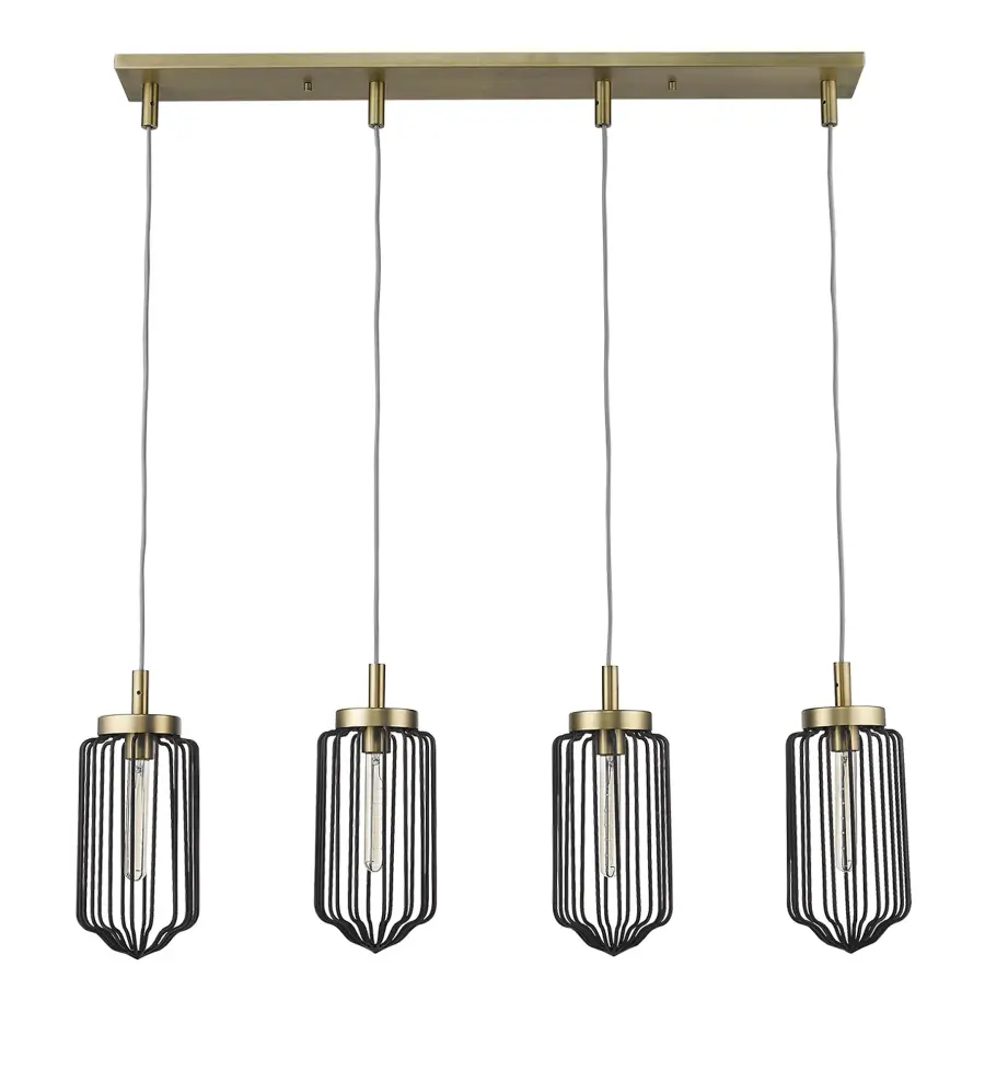 Elegant Linear Pendant Perfect for Kitchen Islands and Dining Tables - Image 1