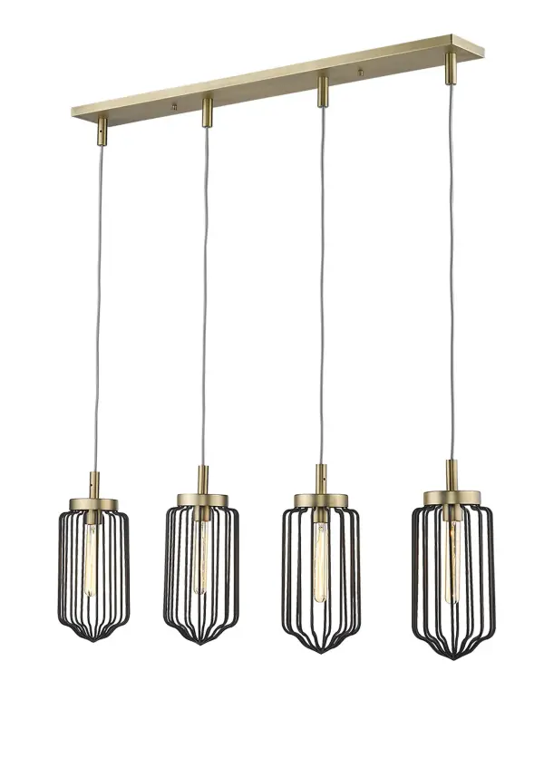 Elegant Linear Pendant Perfect for Kitchen Islands and Dining Tables - Image 3