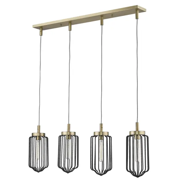 Elegant Linear Pendant Perfect for Kitchen Islands and Dining Tables - Image 4