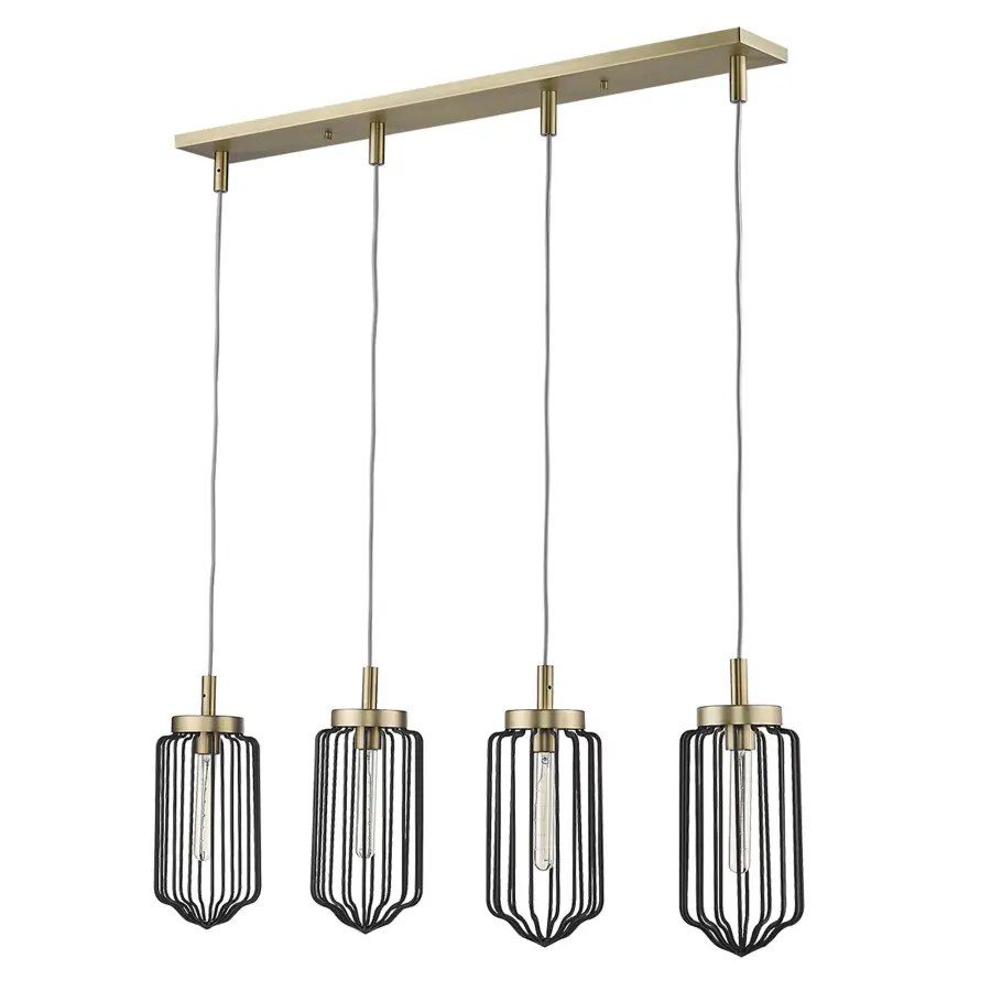 Elegant Linear Pendant Perfect for Kitchen Islands and Dining Tables - Image 4