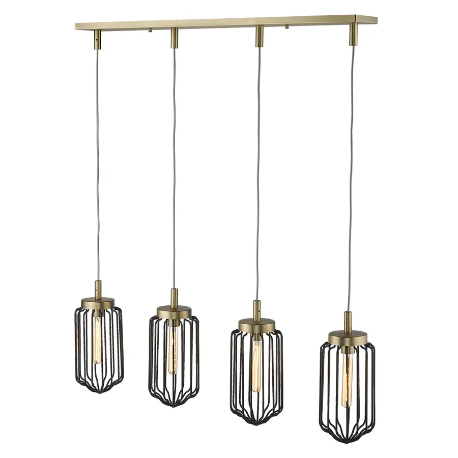 Elegant Linear Pendant Perfect for Kitchen Islands and Dining Tables - Image 6