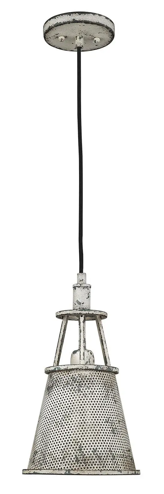 Iris 1-Light Pendant in Antique Iron - Image 2