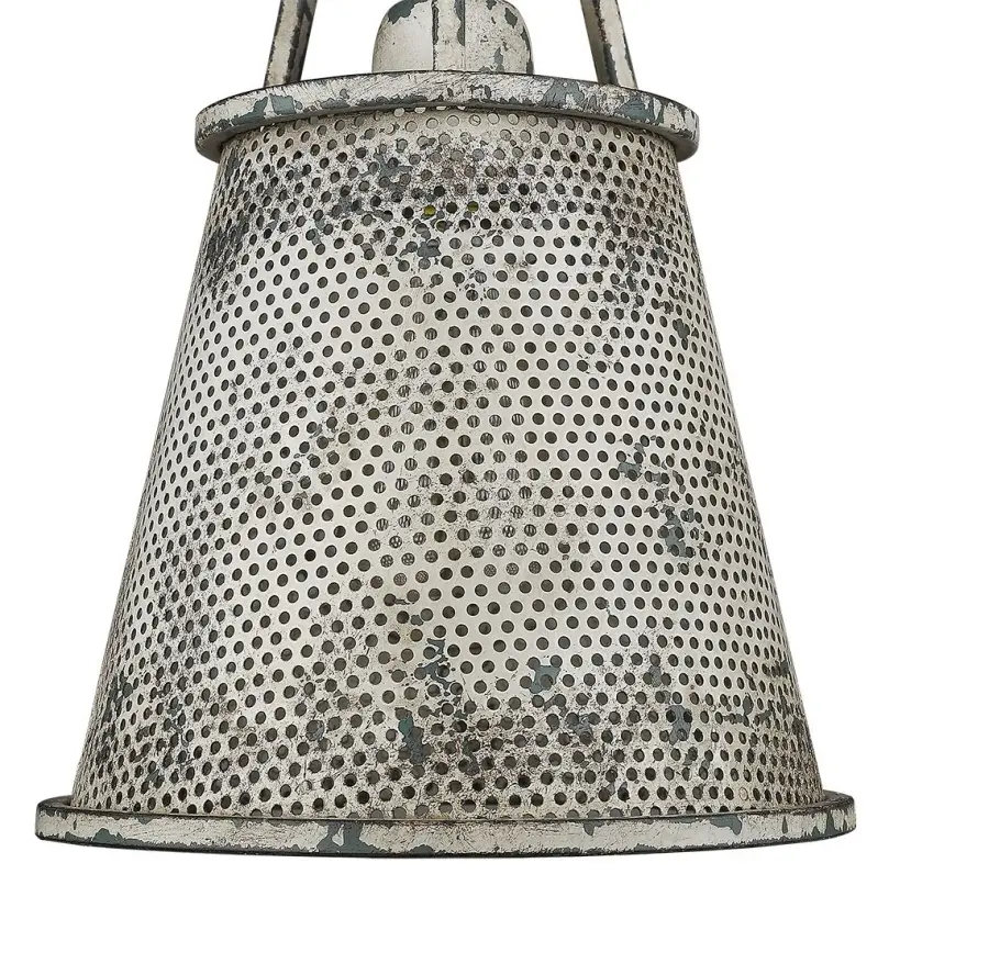 Iris 1-Light Pendant in Antique Iron - Image 3