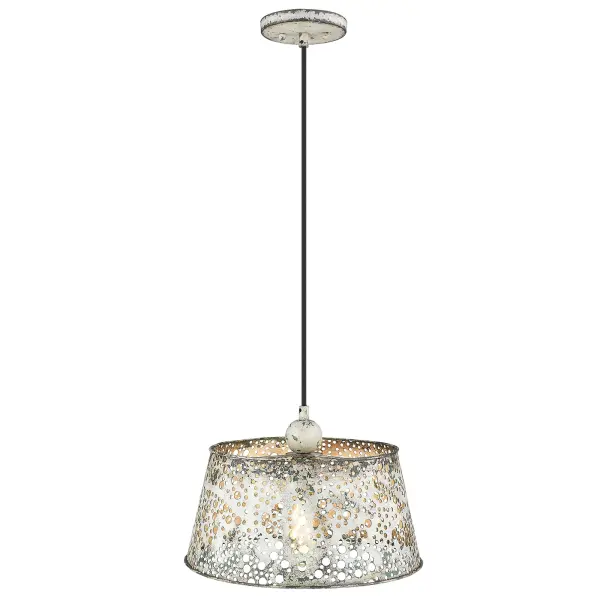 Iris 1-Light Pendant in Antique Iron - Image 3