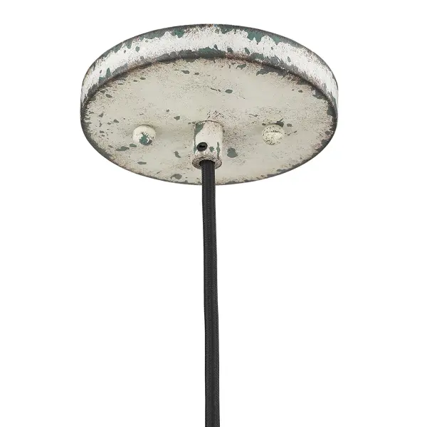 Iris 1-Light Pendant in Antique Iron - Image 6