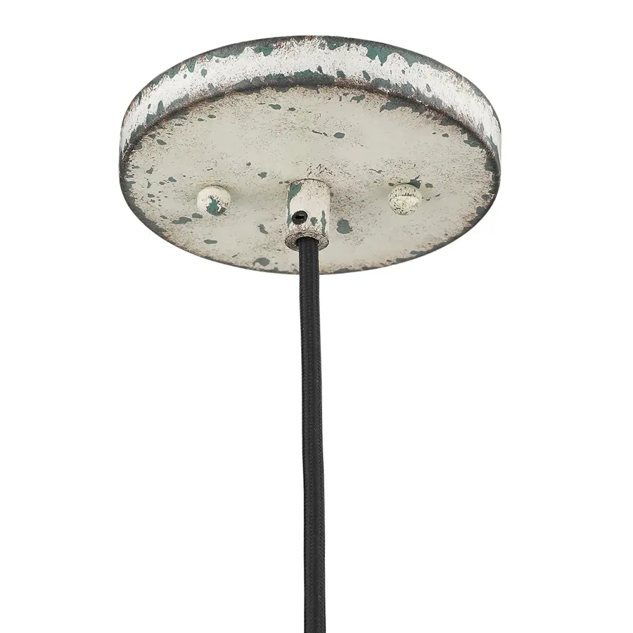 Iris 1-Light Pendant in Antique Iron - Image 6