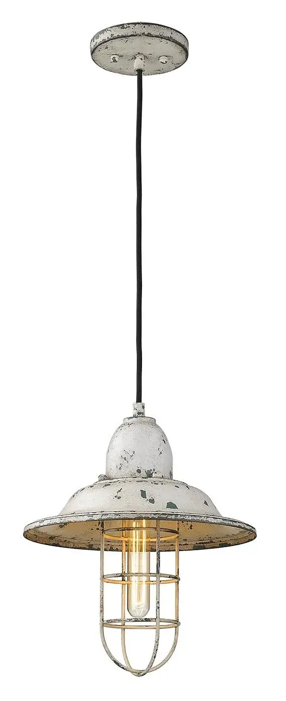 Iris 1-Light Pendant in Antique Iron - Image 1