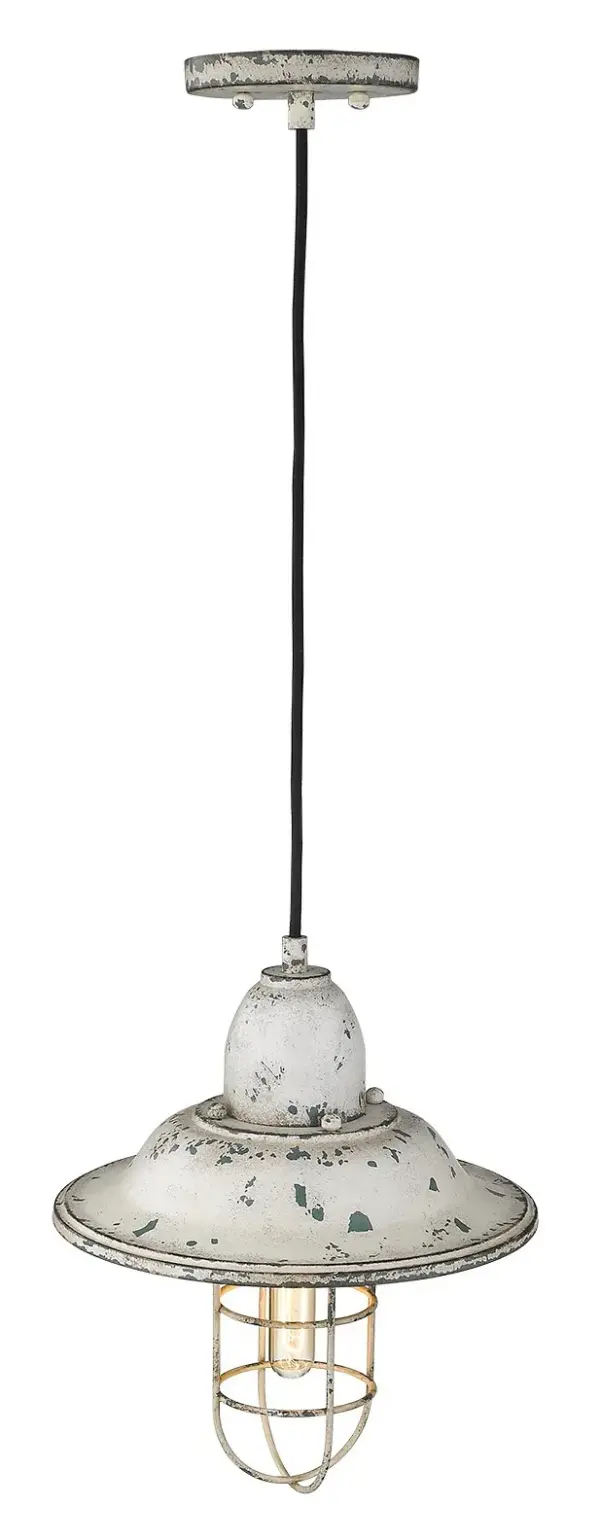 Iris 1-Light Pendant in Antique Iron - Image 2