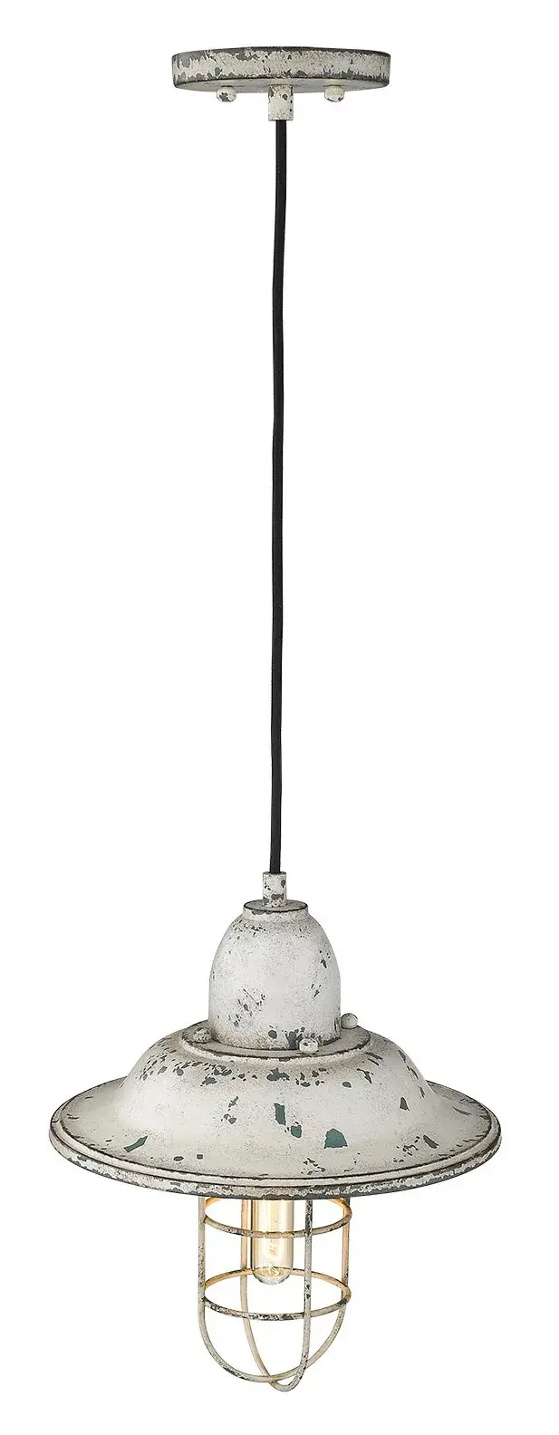 Iris 1-Light Pendant in Antique Iron - Image 2