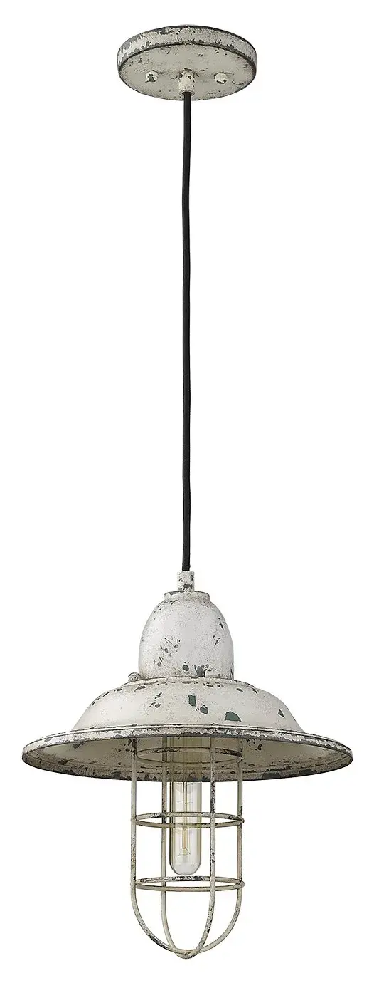 Iris 1-Light Pendant in Antique Iron - Image 3