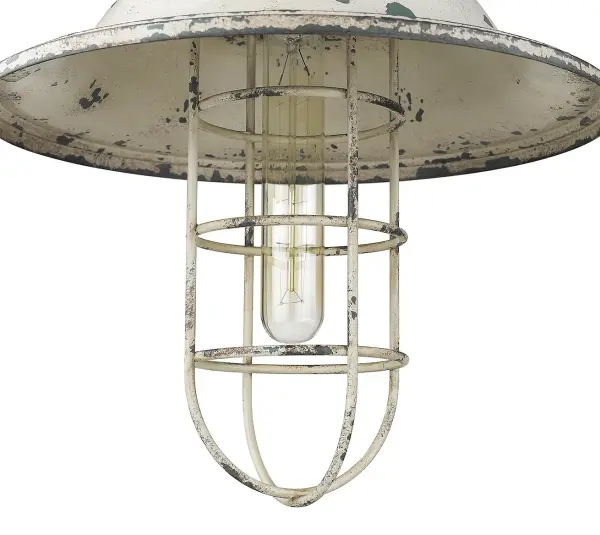 Iris 1-Light Pendant in Antique Iron - Image 4