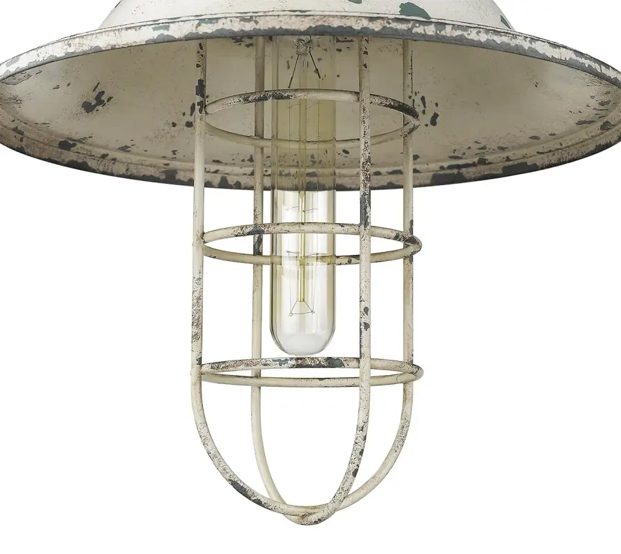 Iris 1-Light Pendant in Antique Iron - Image 4