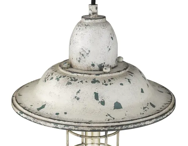 Iris 1-Light Pendant in Antique Iron - Image 5