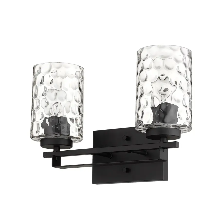Livvy 2-Light Vanity in Matte Black - Image 1
