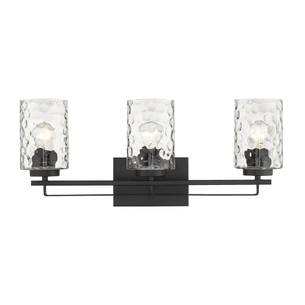 Livvy 3-Light Vanity in Matte Black - Image 4