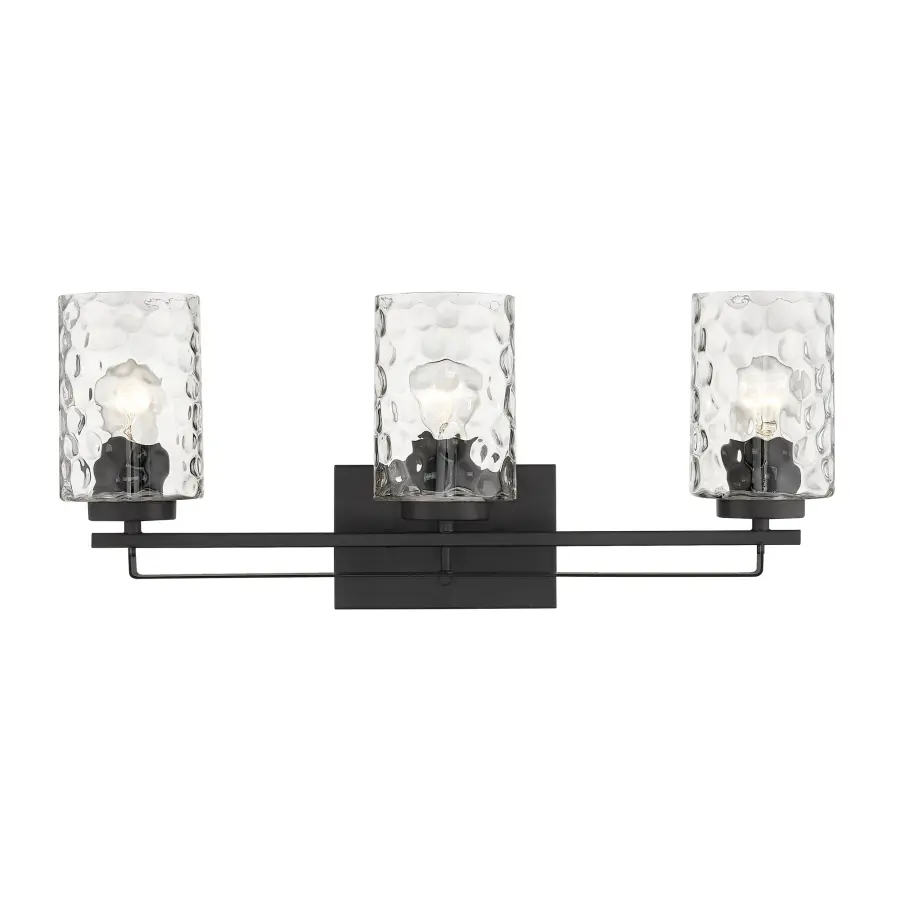 Livvy 3-Light Vanity in Matte Black - Image 4