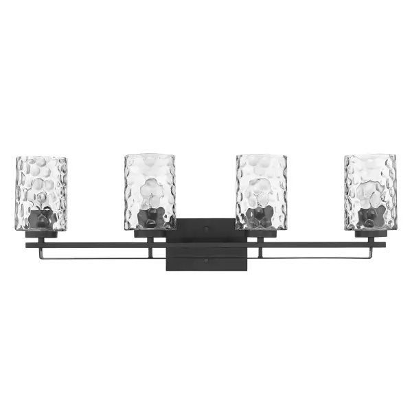 Livvy 4-Light Vanity in Matte Black - Image 3