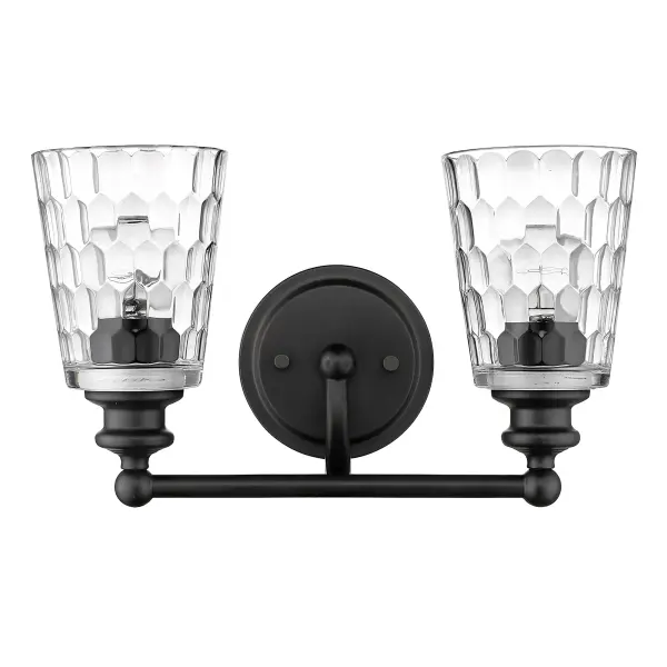 Mae 2-Light Vanity in Matte Black - Image 3