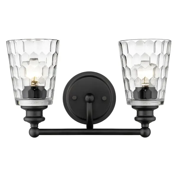 Mae 2-Light Vanity in Matte Black - Image 4