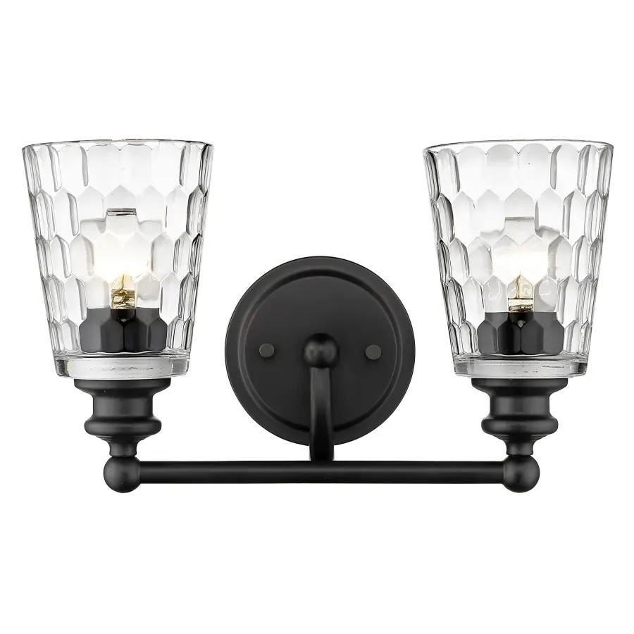 Mae 2-Light Vanity in Matte Black - Image 4