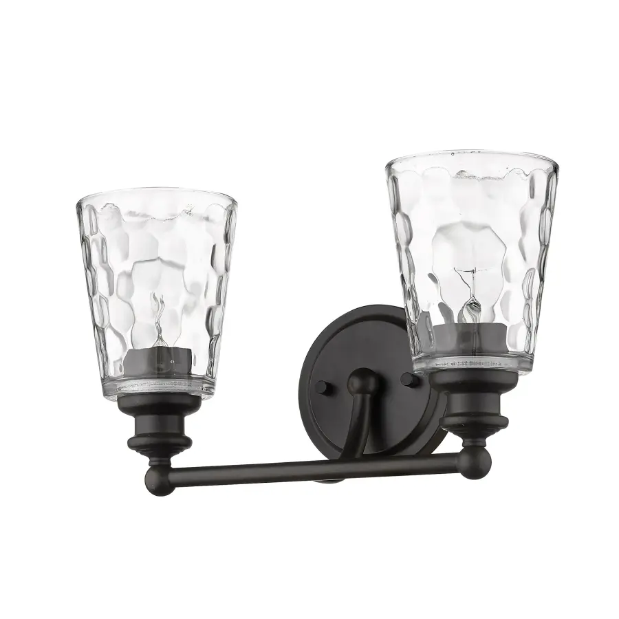 Mae 2-Light Vanity Sconce in Oil-Rubbed Bronze - Image 1