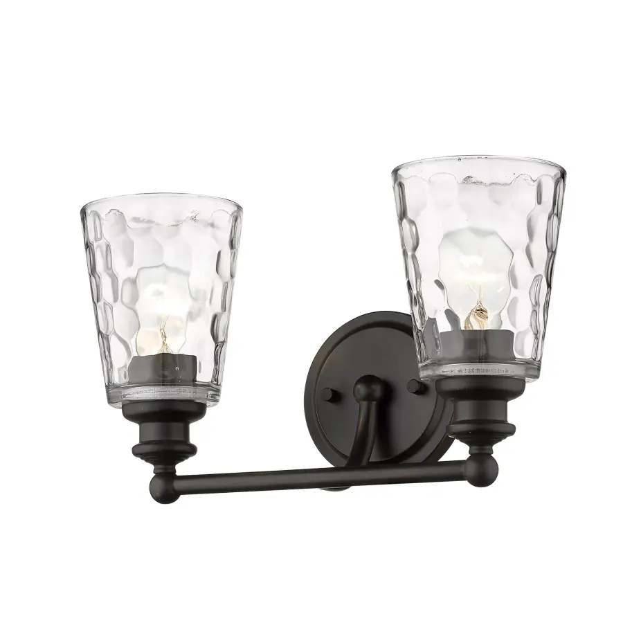 Mae 2-Light Vanity Sconce in Oil-Rubbed Bronze - Image 2