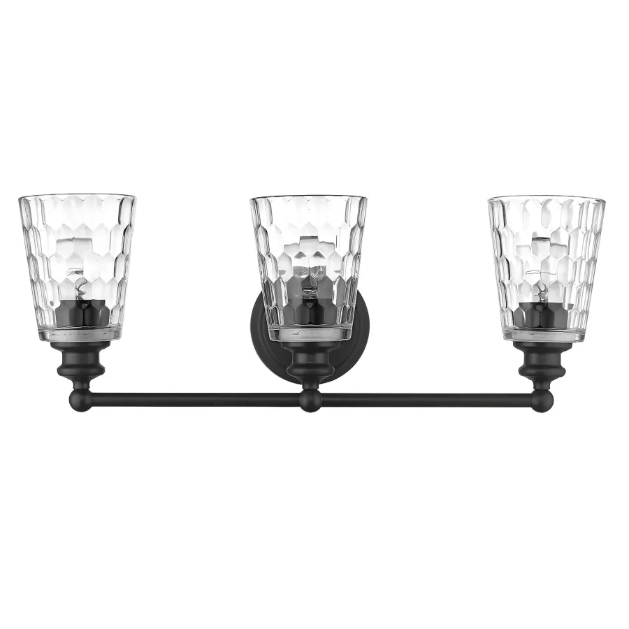 Mae 3-Light Vanity in Matte Black - Image 3