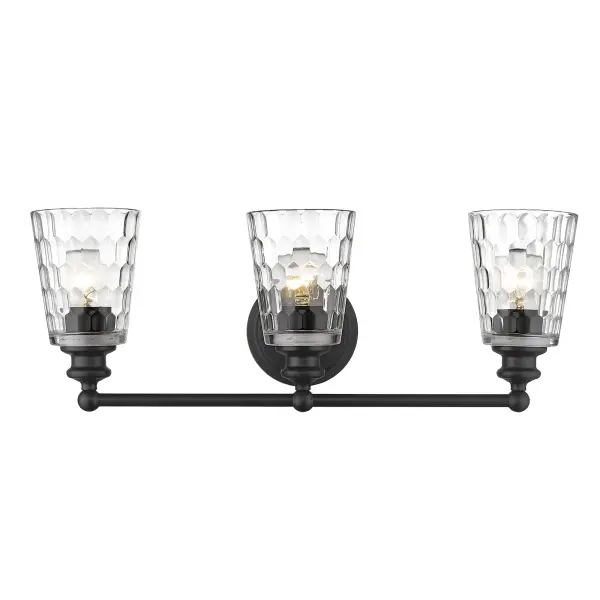 Mae 3-Light Vanity in Matte Black - Image 4