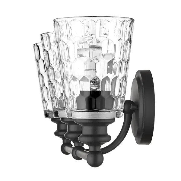 Mae 3-Light Vanity in Matte Black - Image 5
