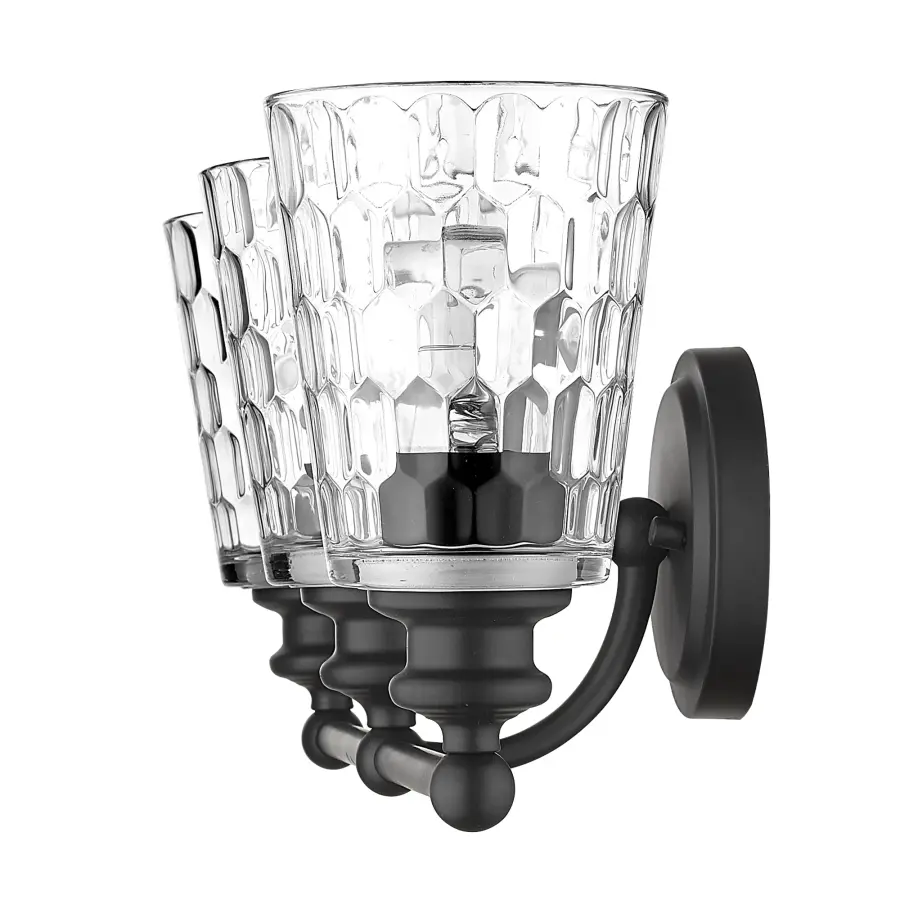 Mae 3-Light Vanity in Matte Black - Image 5