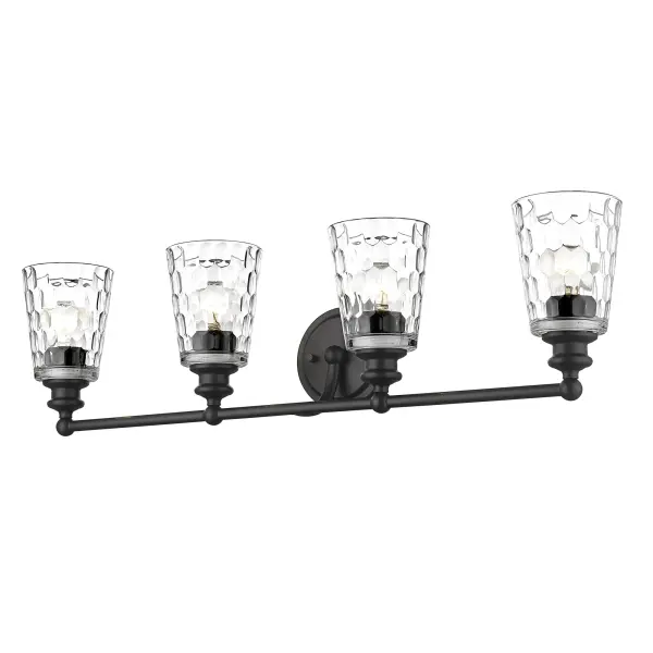 Mae 4-Light Vanity in Matte Black - Image 2
