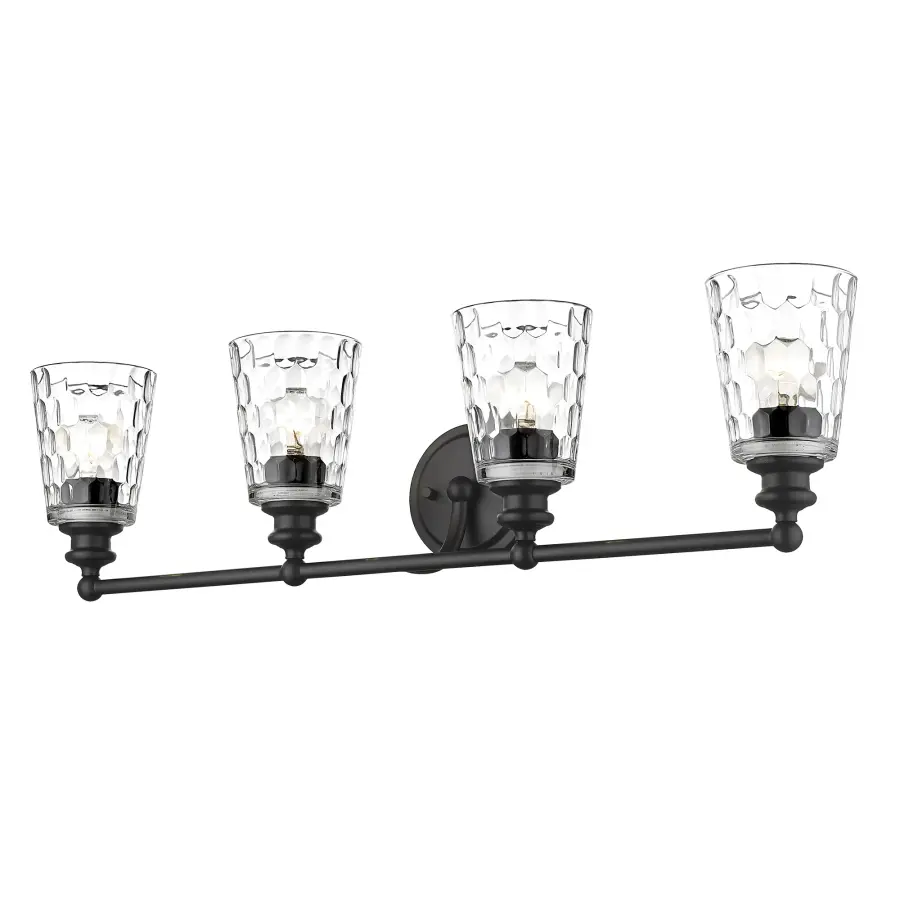 Mae 4-Light Vanity in Matte Black - Image 2