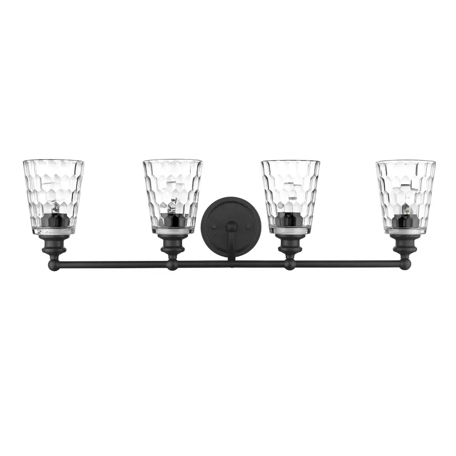 Mae 4-Light Vanity in Matte Black - Image 3