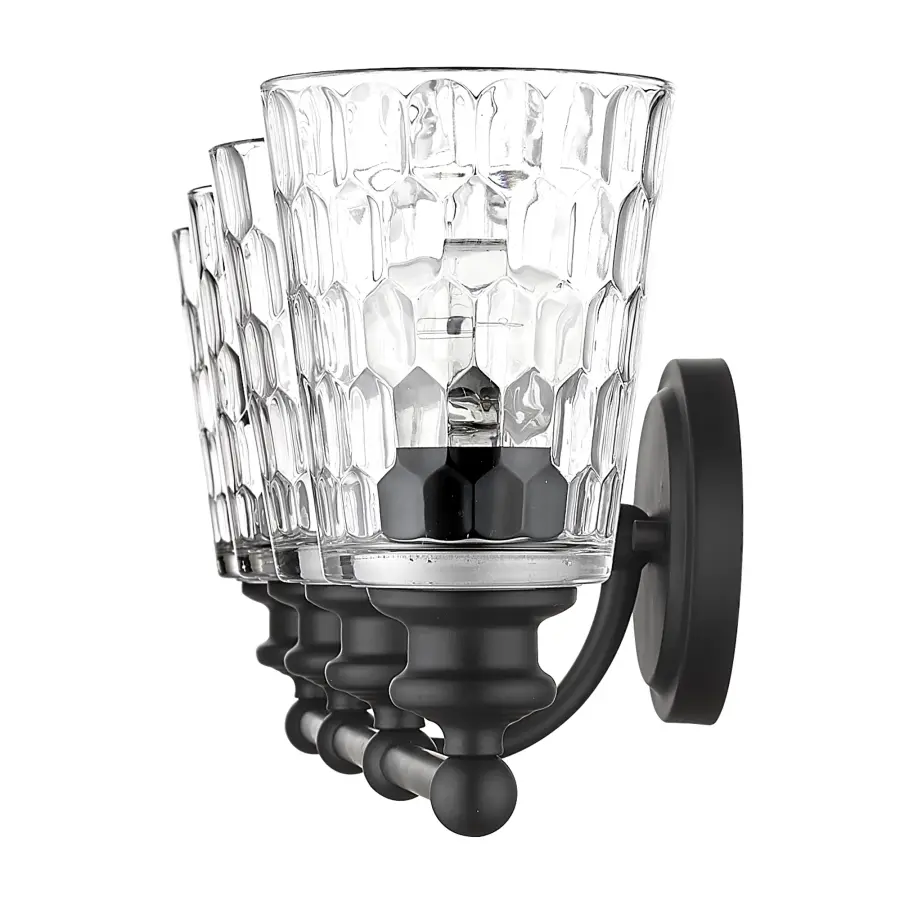 Mae 4-Light Vanity in Matte Black - Image 4