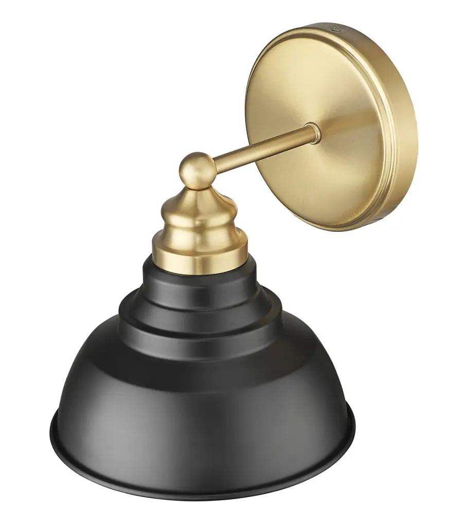 Compact Modern Wall Sconce with Industrial Edge - Image 2