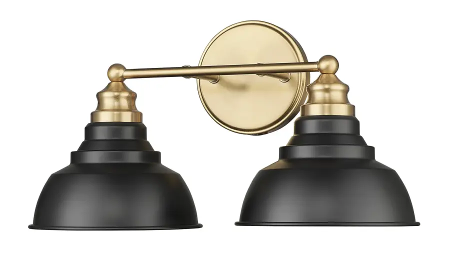 Modern Two-Light Wall Sconce with Bold Matte Black Finish - Image 6