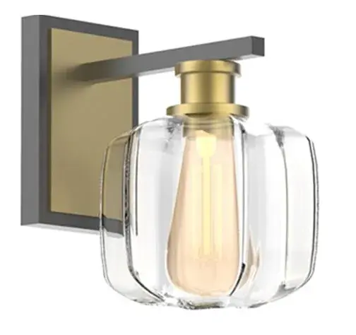 Oxley 1-Light Wall Sconce in Matte Black - Image 1