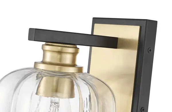 Oxley 1-Light Wall Sconce in Matte Black - Image 9