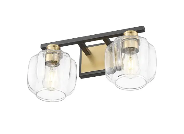 Oxley 2-Light Wall Sconce in Matte Black - Image 4