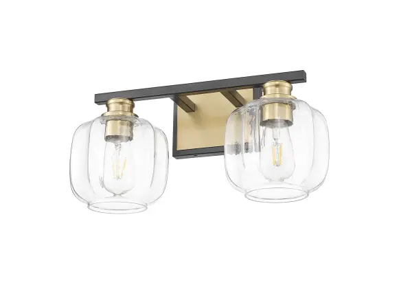 Oxley 2-Light Wall Sconce in Matte Black - Image 5