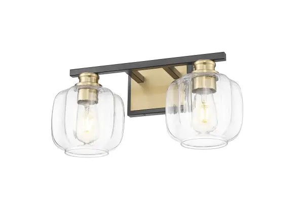 Oxley 2-Light Wall Sconce in Matte Black - Image 6
