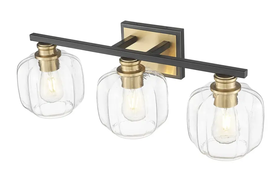 Oxley 3-Light Wall Sconce in Matte Black - Image 3