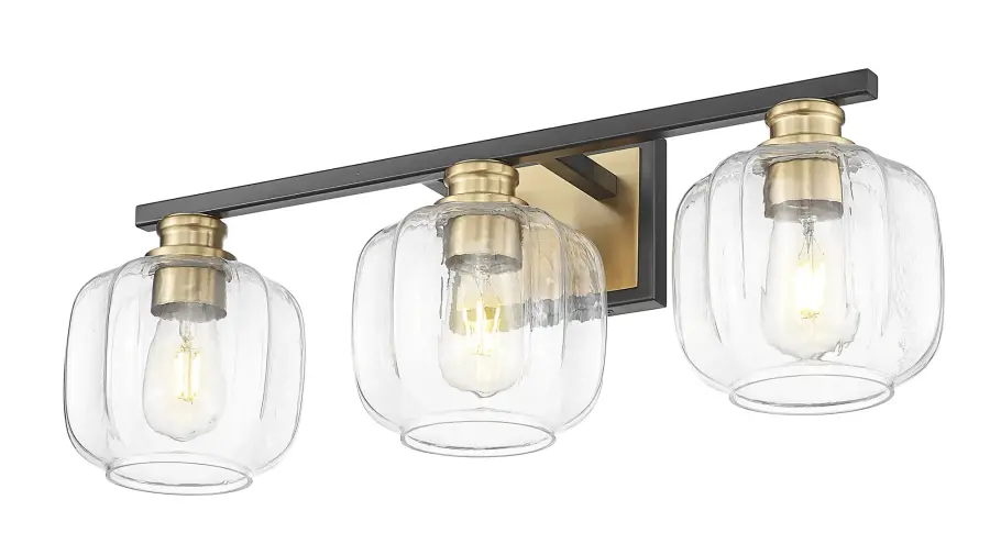 Oxley 3-Light Wall Sconce in Matte Black - Image 6