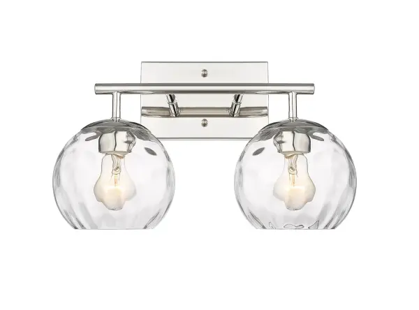 Mackenzie 2-Light Bath Sconce in Polished Nickel - Image 2