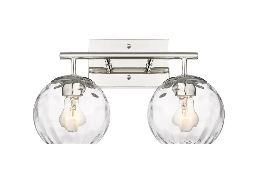 Mackenzie 2-Light Bath Sconce in Polished Nickel - Image 2
