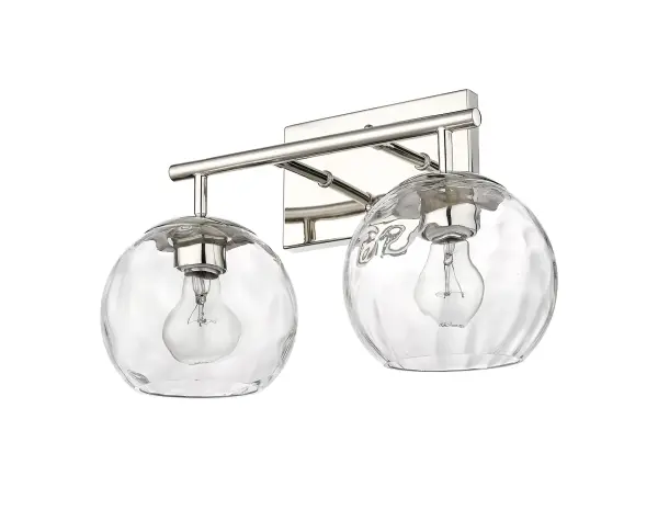 Mackenzie 2-Light Bath Sconce in Polished Nickel - Image 3