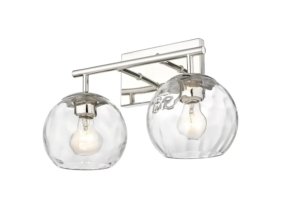Mackenzie 2-Light Bath Sconce in Polished Nickel - Image 4