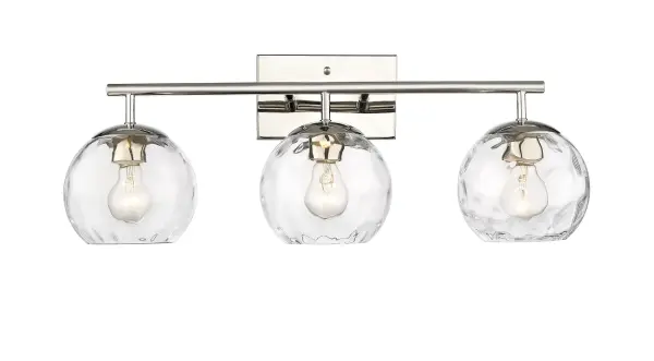 Mackenzie 3-Light Bath Sconce in Polished Nickel - Image 2