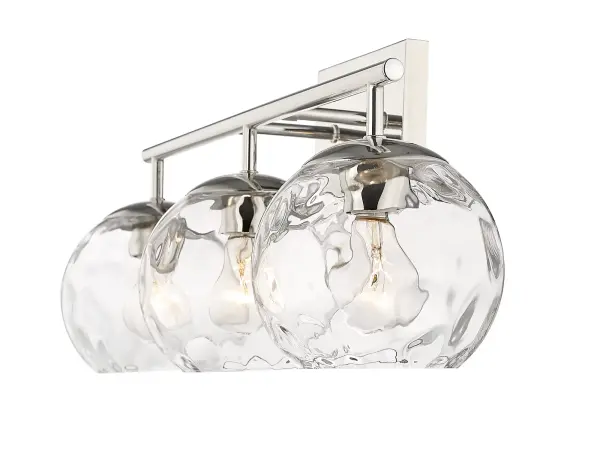 Mackenzie 3-Light Bath Sconce in Polished Nickel - Image 5